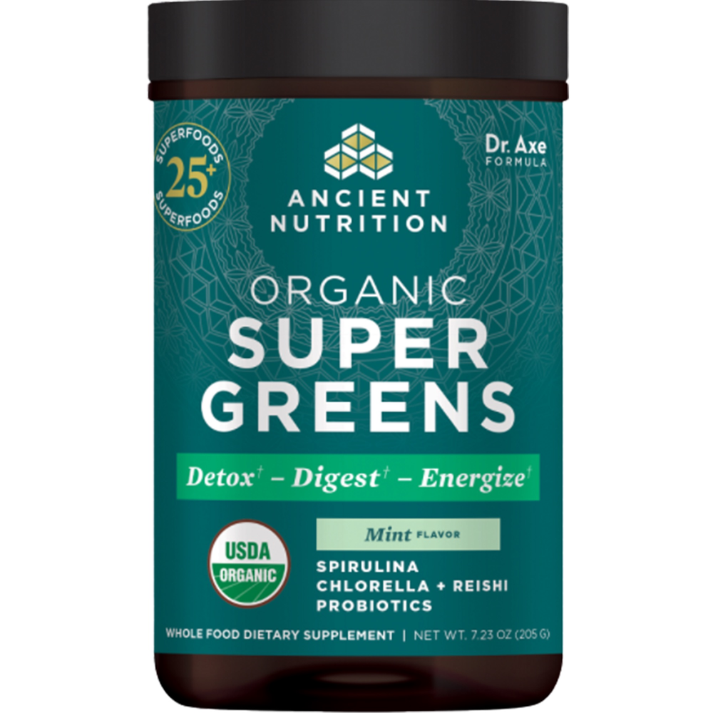 Organic SuperGreens Powder - Mint