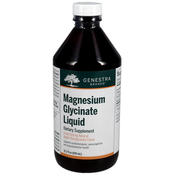 Magnesium Glycinate Liquid, Apple-Pomegranate Flavor