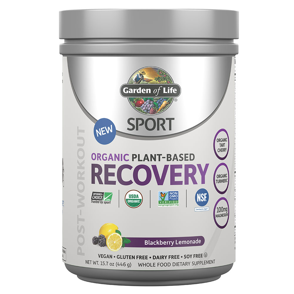 SPORT Organic Post-Workout Recovery Blackberry Lemonade