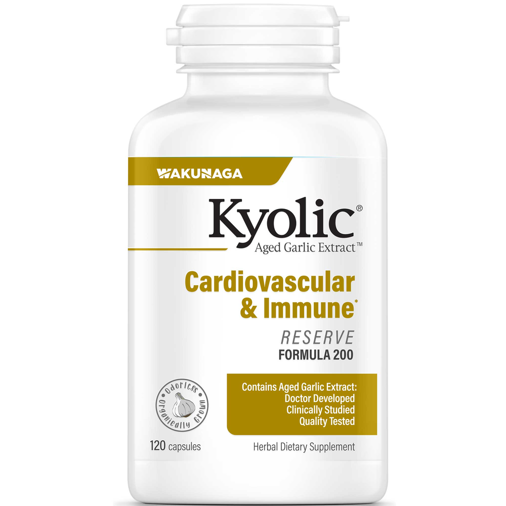 Kyolic Aged Garlic Extract Formula 200 - Cardiovascular & Immune, Reserve