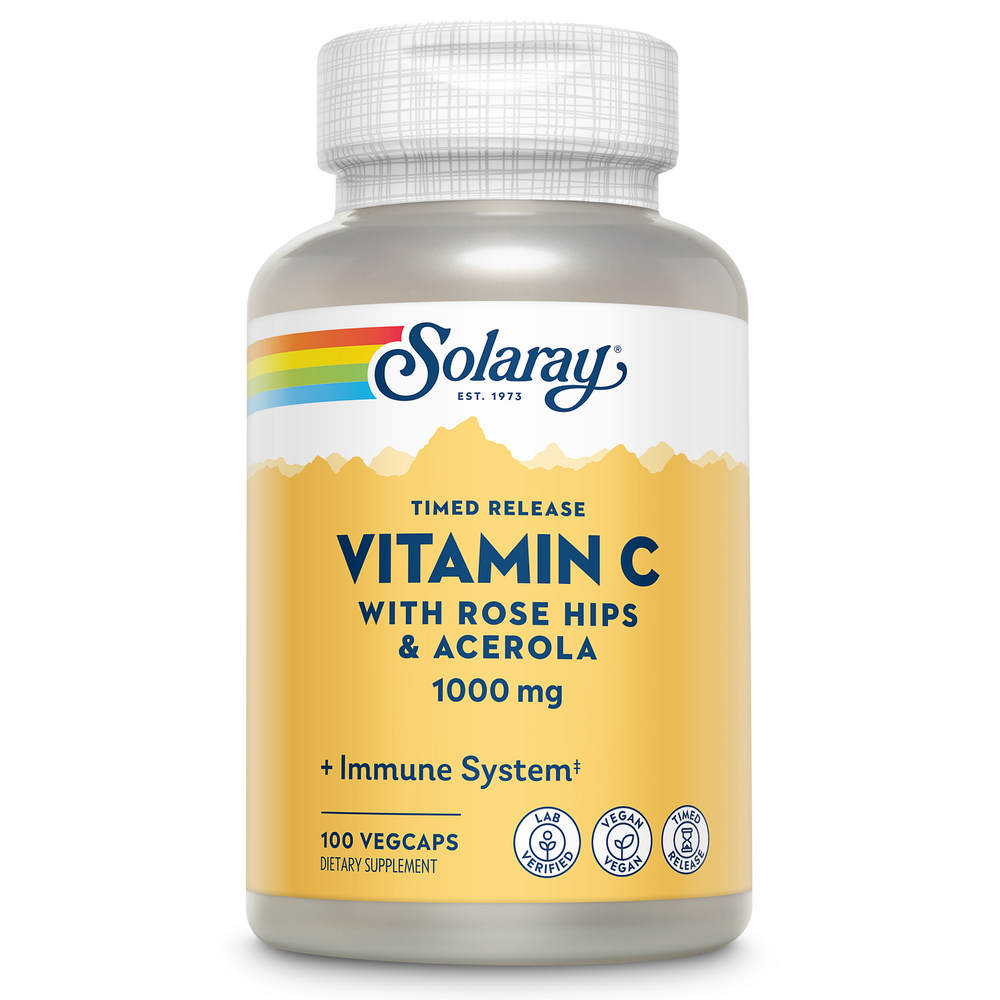 Vitamin C with Rose Hips & Acerola, Two-Stage Timed-Release
