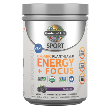 SPORT Organic Pre-Workout Energy + Focus Blackberry