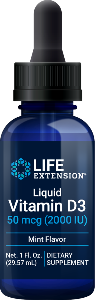 Liquid Vitamin D3 2,000IU Mint Flavor