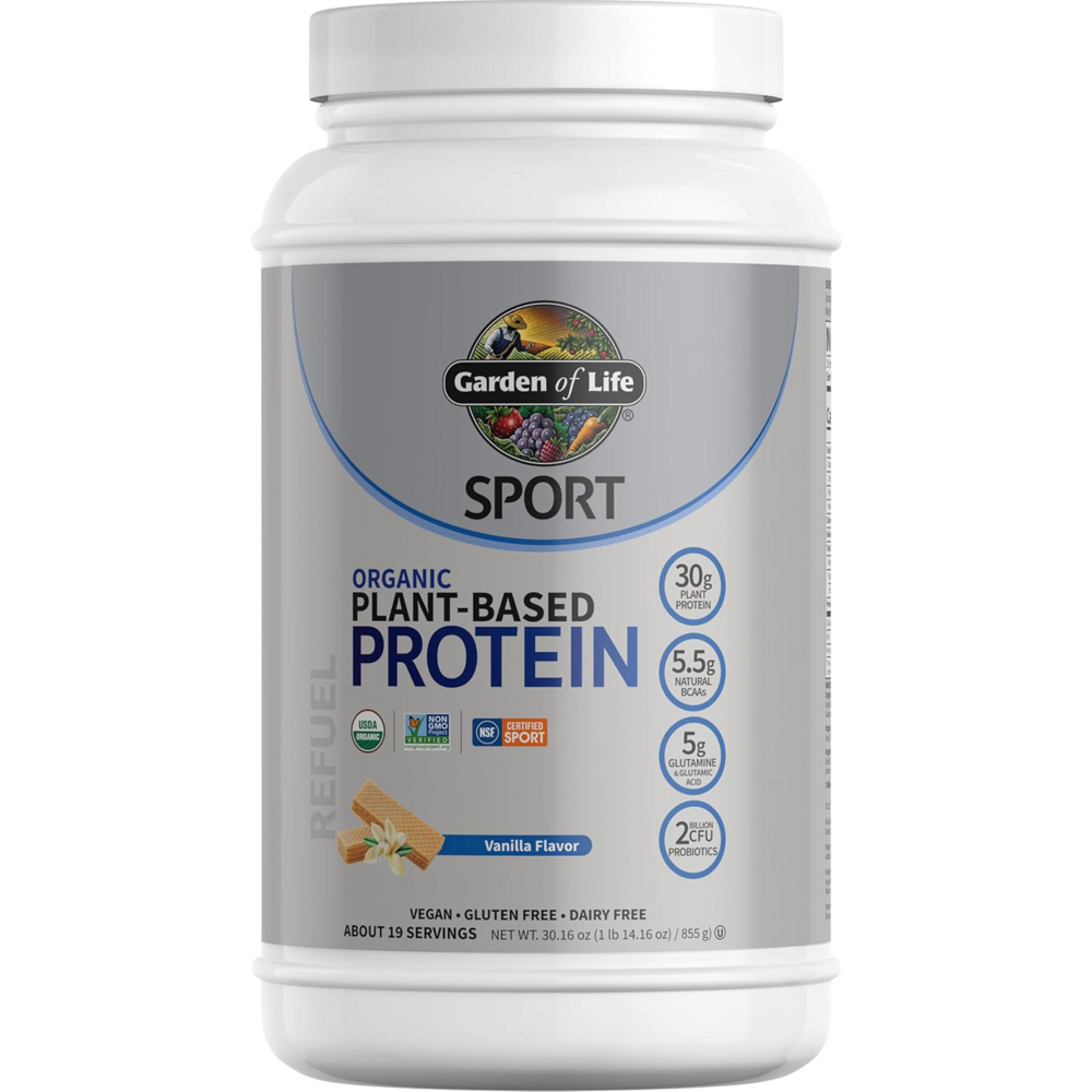 SPORT Organic Plant-Based Protein, Vanilla