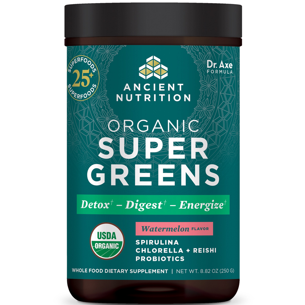 Organic SuperGreens Powder - Watermelon