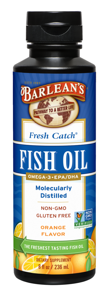 Fresh Catch Fish Oil Orange Flavor Liquid