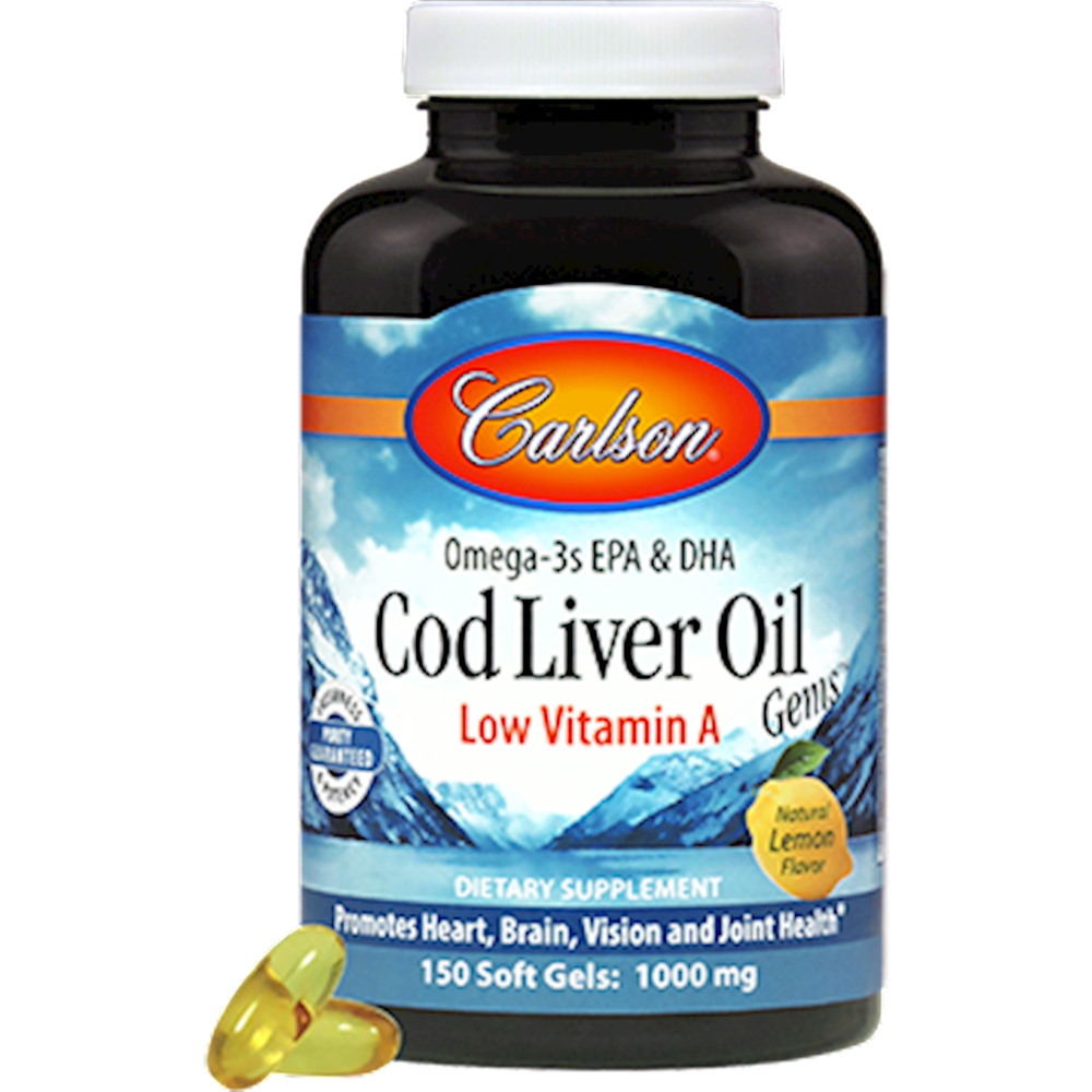 Cod Liver Oil Low Vitamin A Lemon