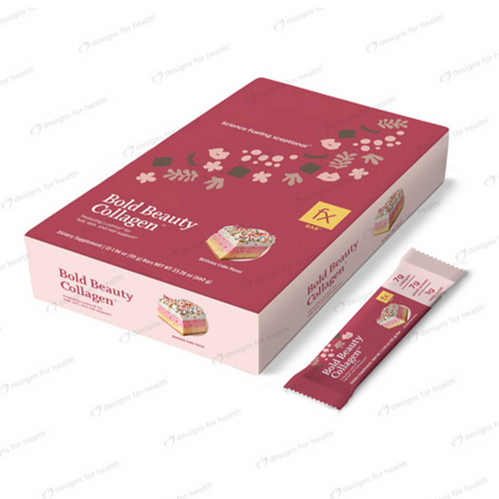 Bold Beauty Collagen Bars, Birthday Cake Flavor