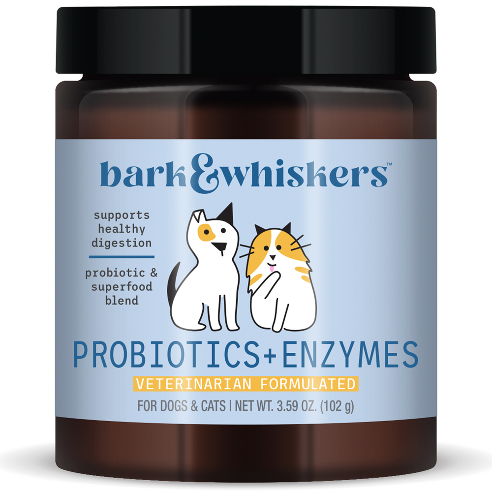 Bark & Whiskers® Probiotics + Enzymes for Cats and Dogs