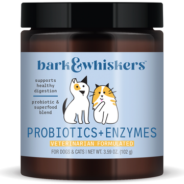 Bark & Whiskers® Probiotics + Enzymes for Cats and Dogs
