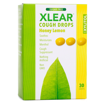 Sugar Free Cough Drops, Natural Honey Lemon