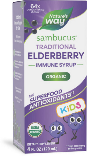 Organic Sambucus Syrup for Kids
