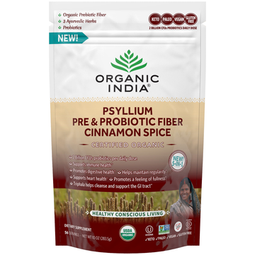 Psyllium Pre & Probiotic Fiber Cinnamon Spice
