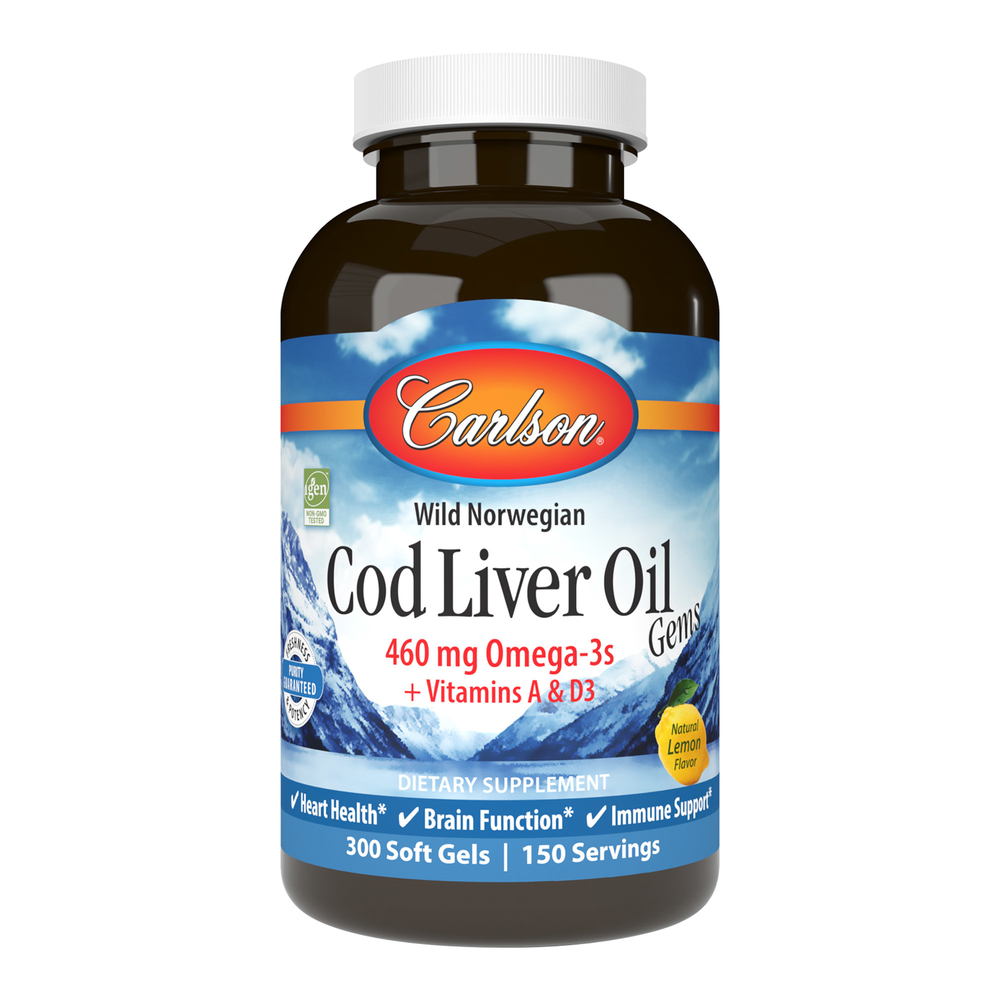 Cod Liver Oil Gems™ 460mg