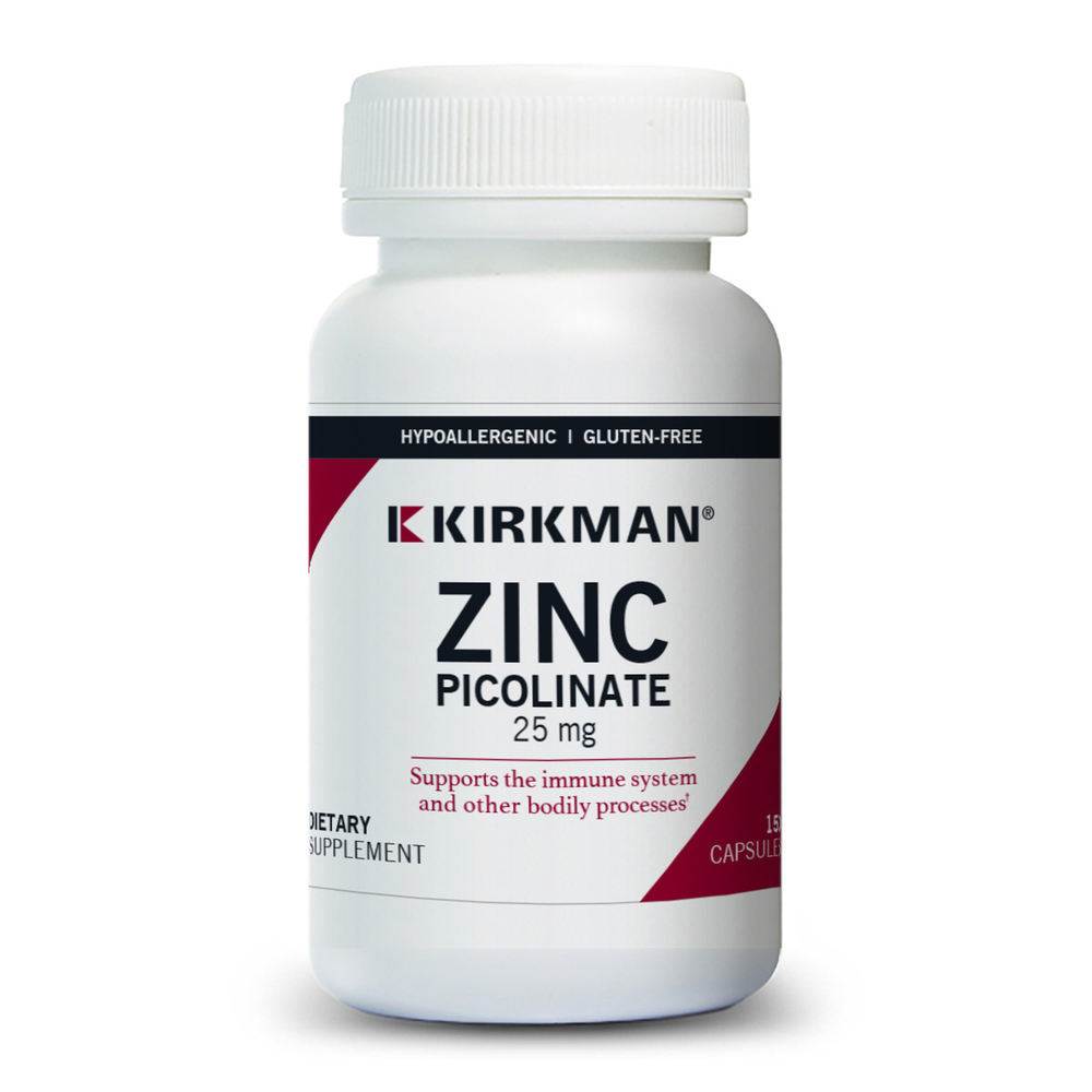 Zinc Picolinate 25 mg Capsules - Hypoallergenic