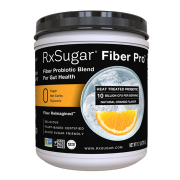 RxSugar Fiber Pro, Probiotic Blend, Orange Flavor