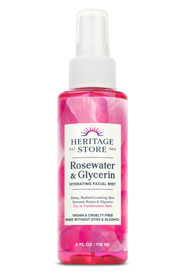 Rosewater & Glycerin w/atomizer spray
