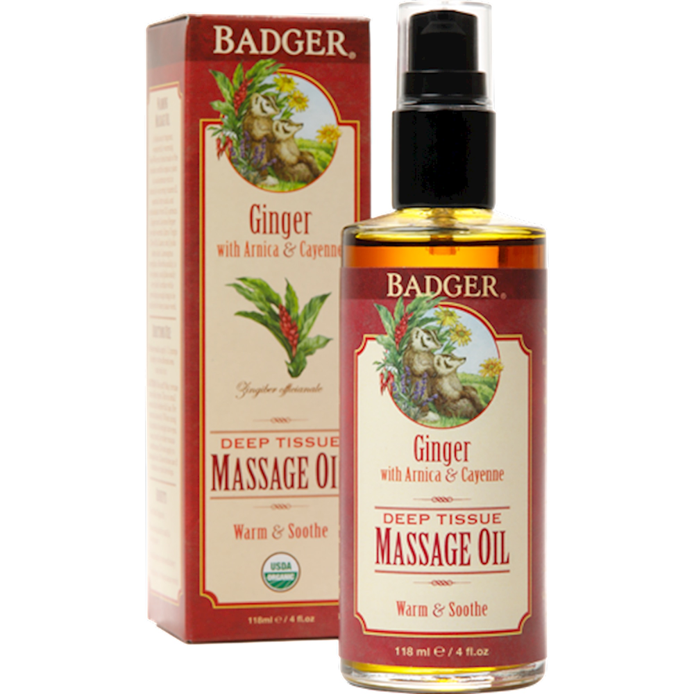 Deep Tissue Massage Oil w/Ginger