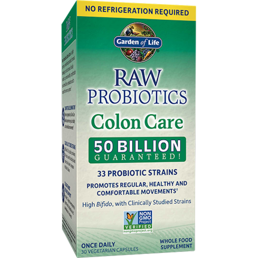 Raw Probiotics Colon Care Shelf-Stable