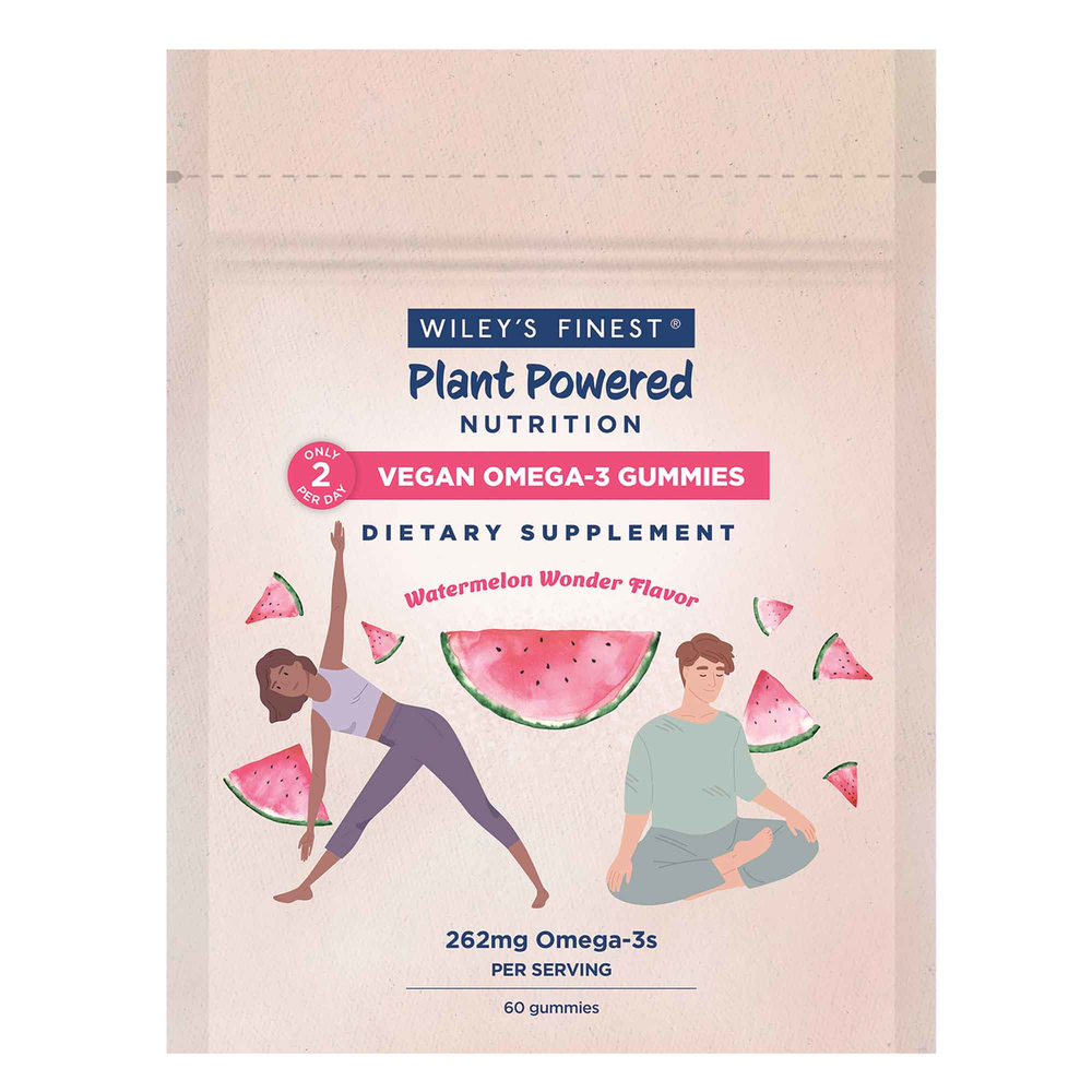 Vegan Omega 3 Adult Gummies, Watermelon