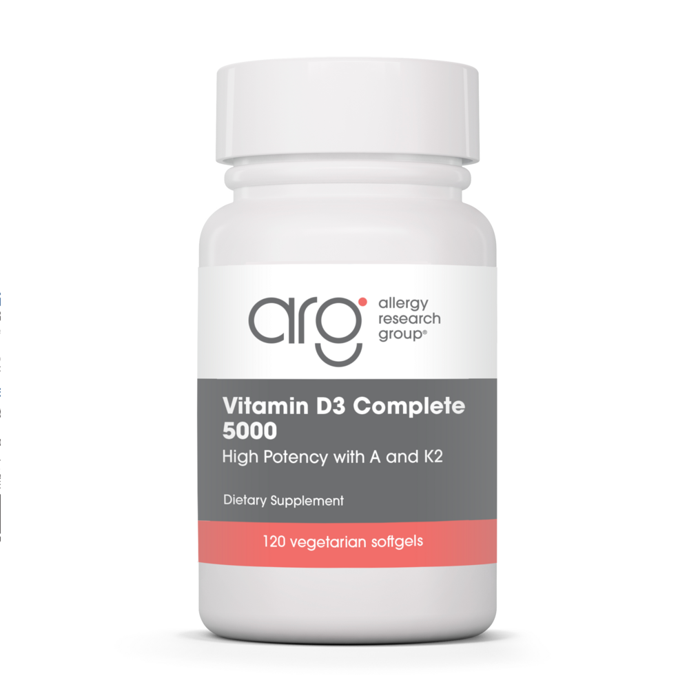 Vitamin D3 Complete 5000 High Potency with A and K2