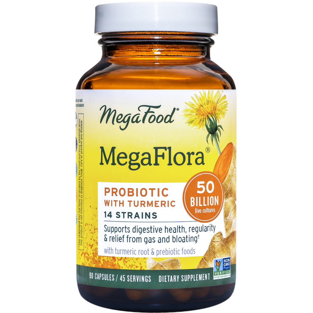 MegaFlora® Probiotic with Turmeric