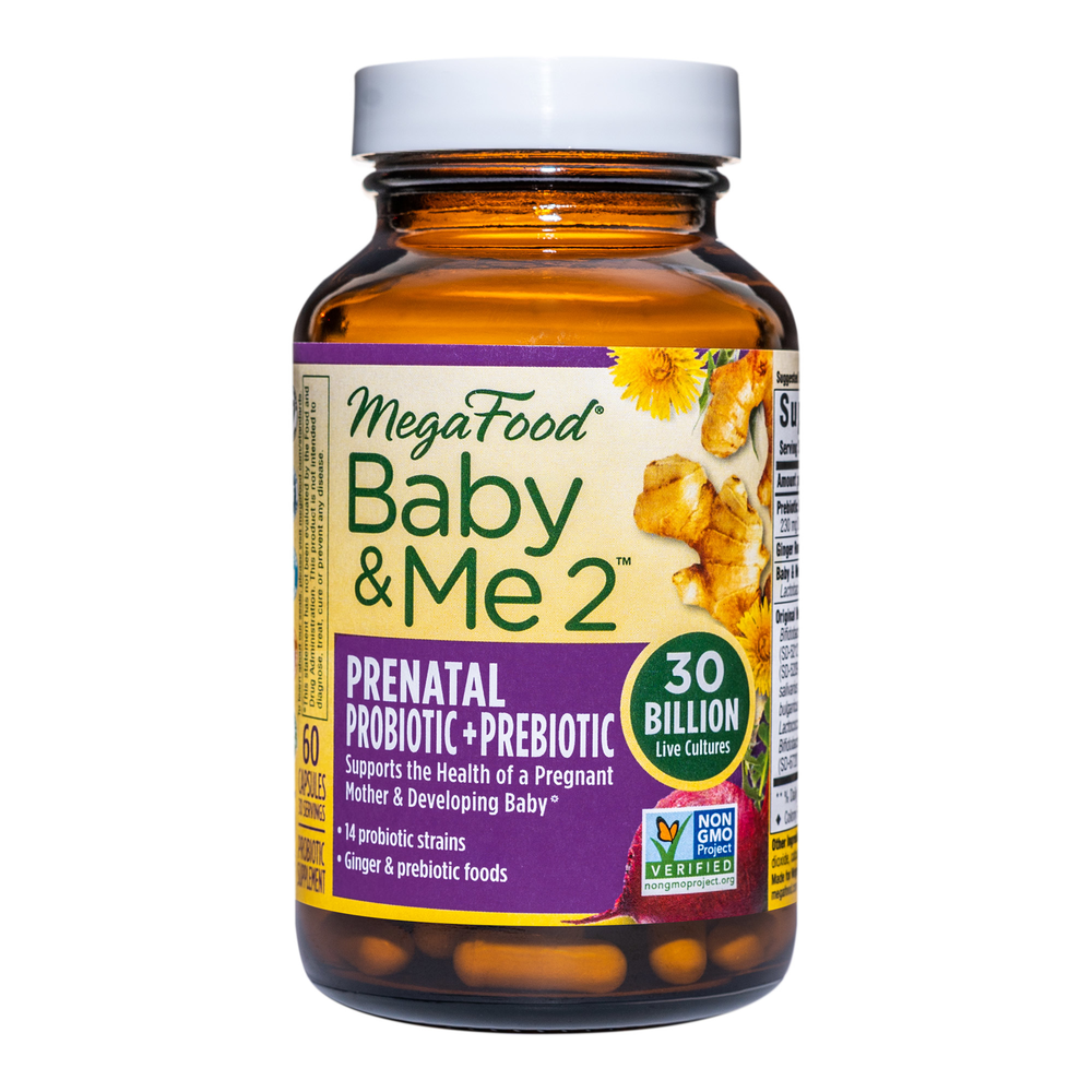 Baby & Me 2™ Prenatal Probiotic + Prebiotic