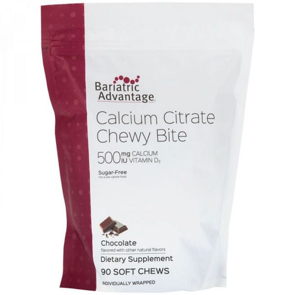 Calcium Citrate Chewy 500mg Chocolate