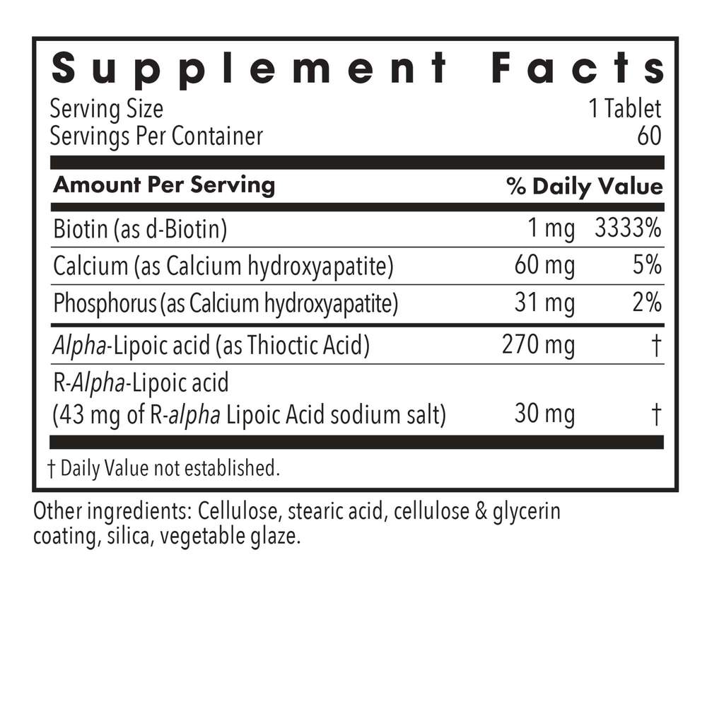 ALA Release (Sustained-Released Lipoic Complex)