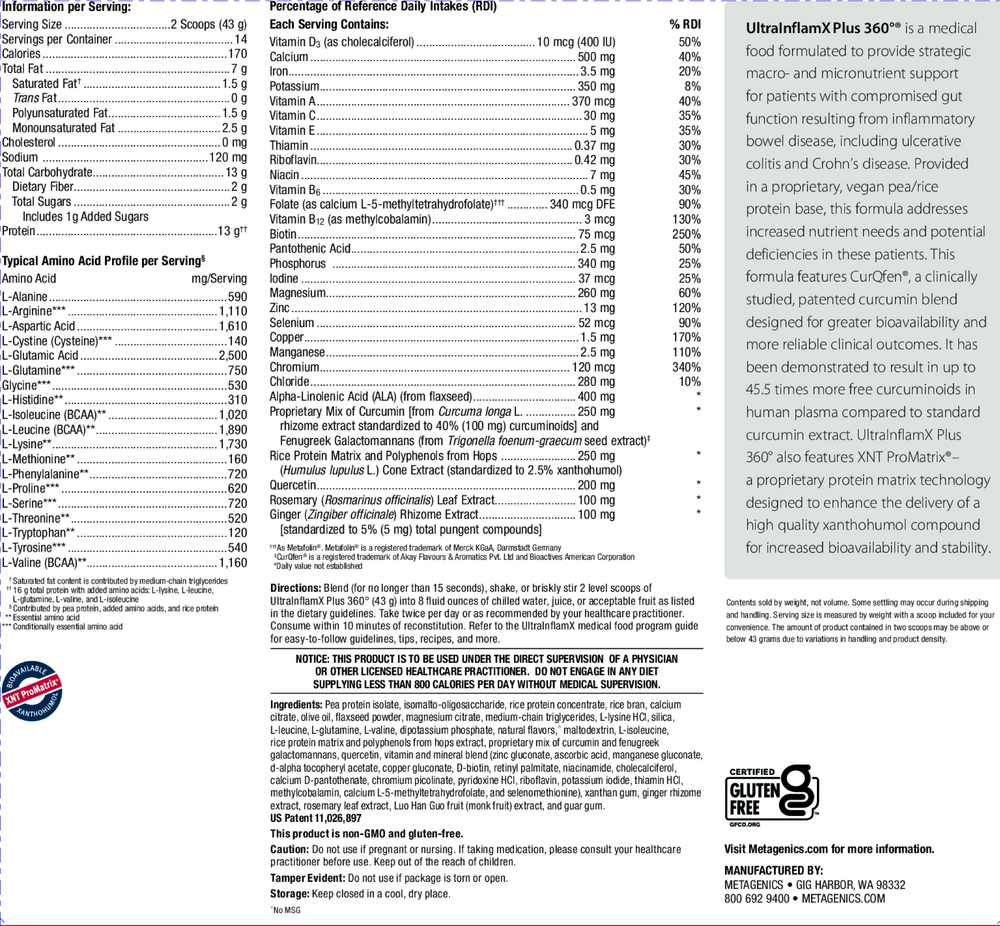 UltraInflamX Plus 360®, Mango (California Only)