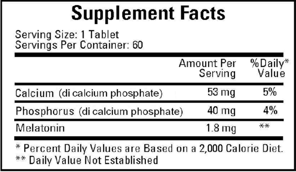 Multiphasic Melatonin SR (1.8mg)
