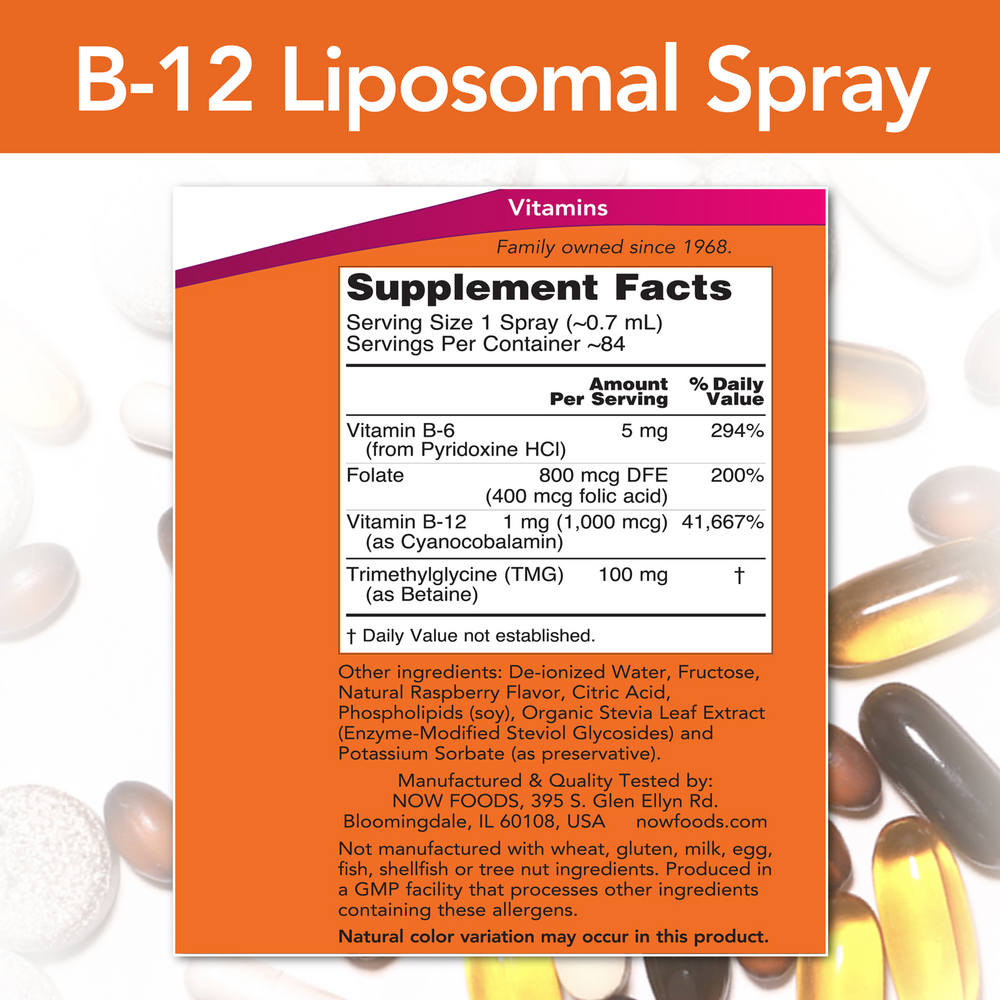 B-12 Liposomal Spray 1000mcg