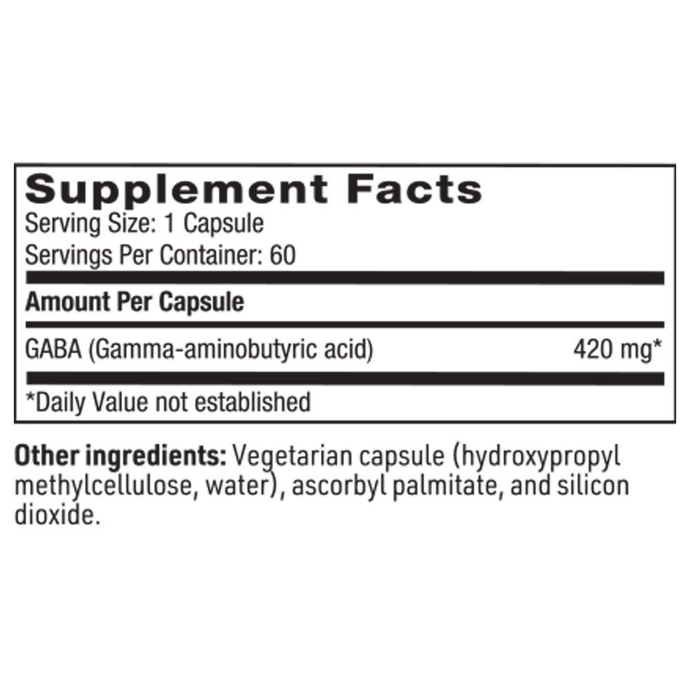 GABA (420 mg)
