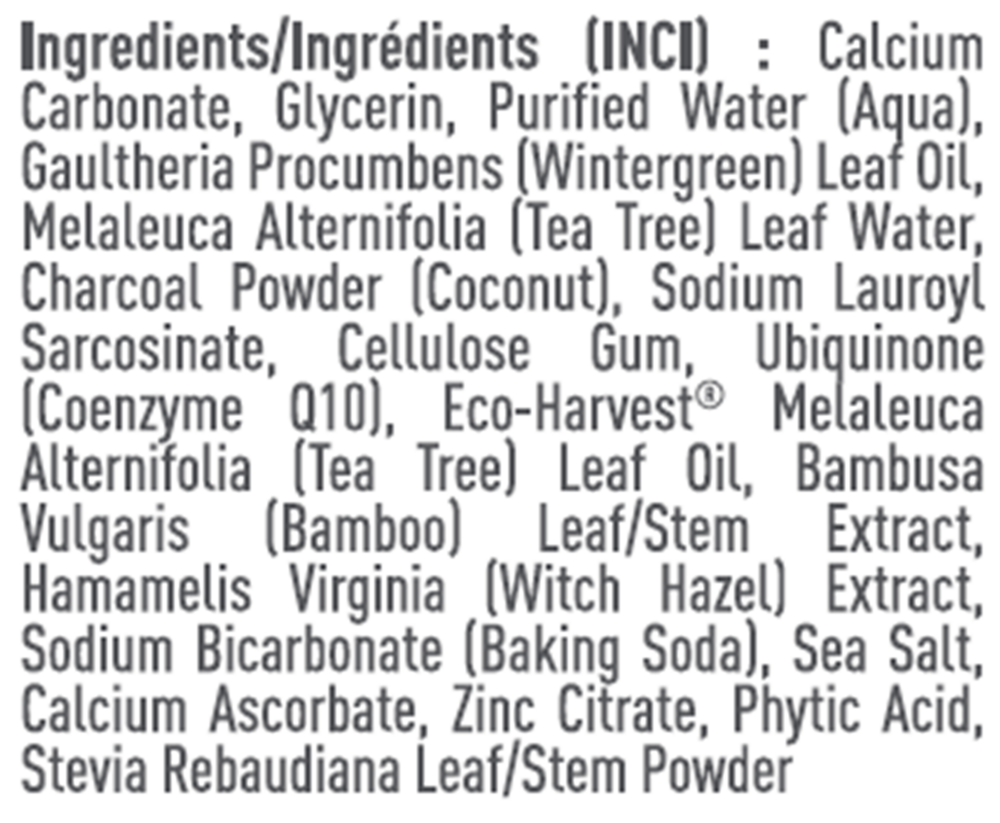 Activated Charcoal Carrageenan Free Toot