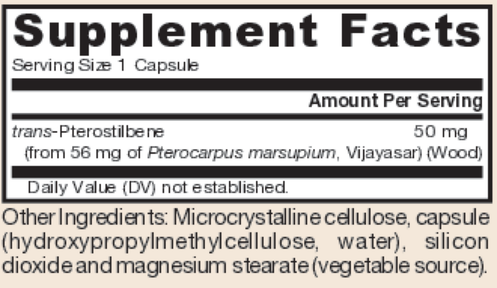 Pterostilbene 50mg
