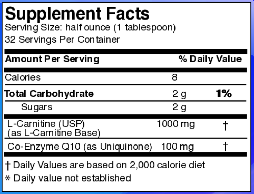 Liquid L-Carnitine CoQ10