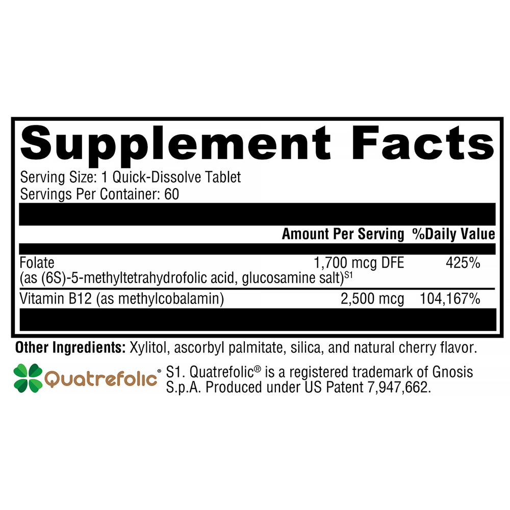 5-MTHF Plus B12 - Cherry