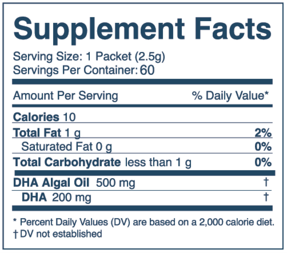 Vegan DHA MAX - Orange
