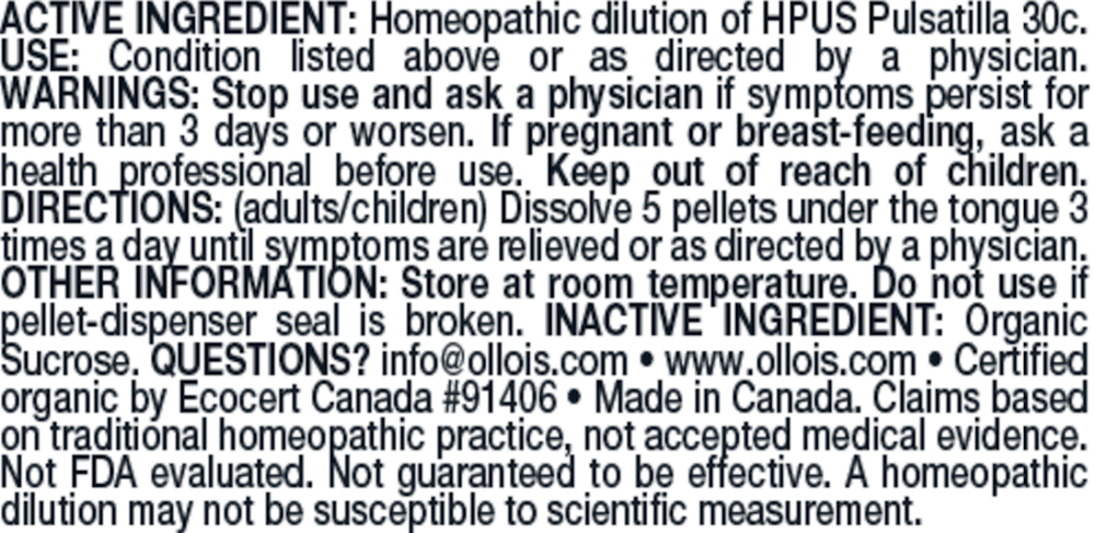 Olloïs Pulsatilla 30c Pellets, 80ct - Or