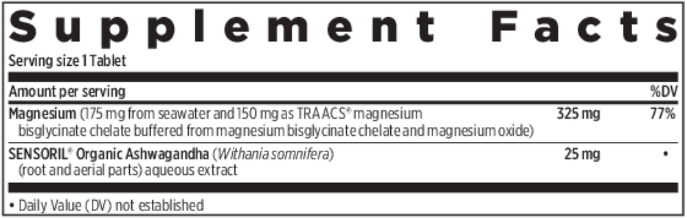 Magnesium + Ashwagandha Tablets