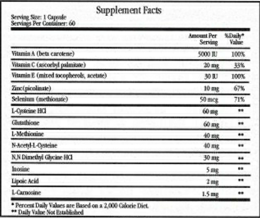 Free Radical Quenchers