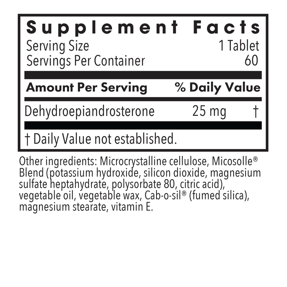 DHEA (micronized) 25 mg