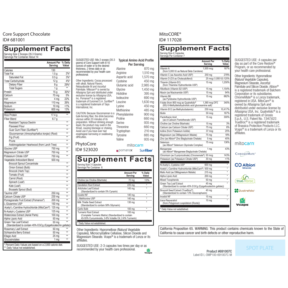 Core Restore - Chocolate 7 Day (California Only)