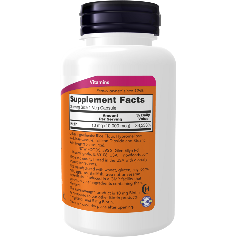 Biotin 10mg (10,000mcg)