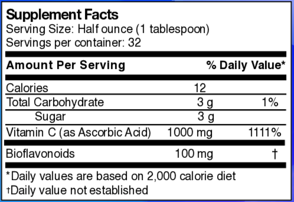 Liquid Vitamin C + Bioflavonoids