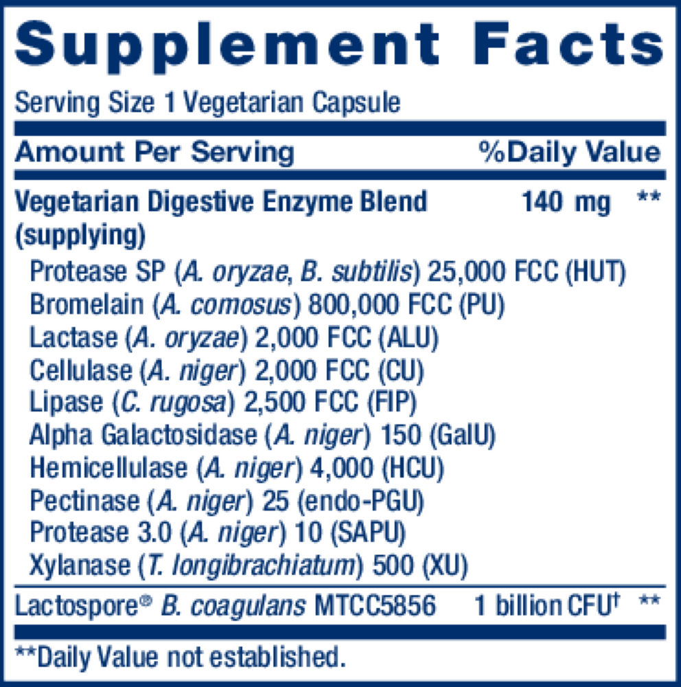 Enhanced Super Digestive Enzymes w/Probiotics
