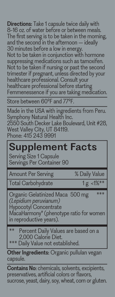 FemmenessencePRO HARMONY (Maca-GO®)