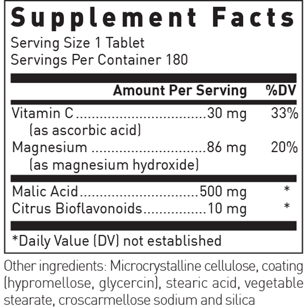 Malic Acid + Magnesium