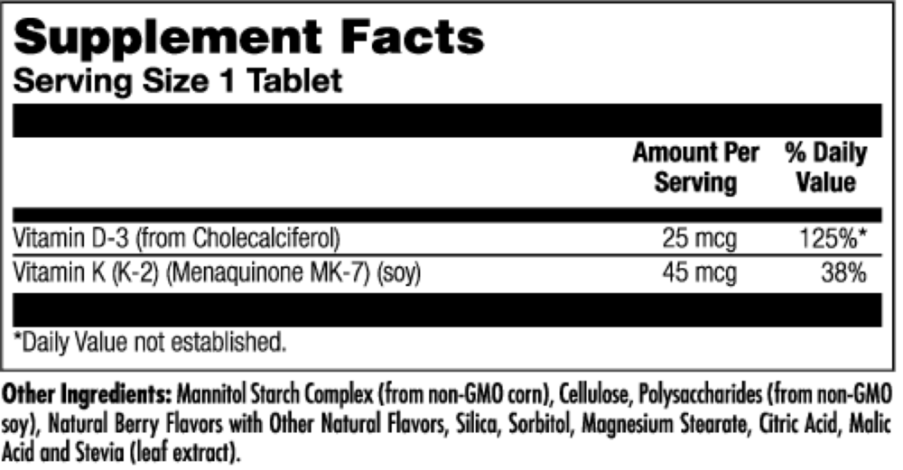 D3 & K2 ActivMelt Raspberry