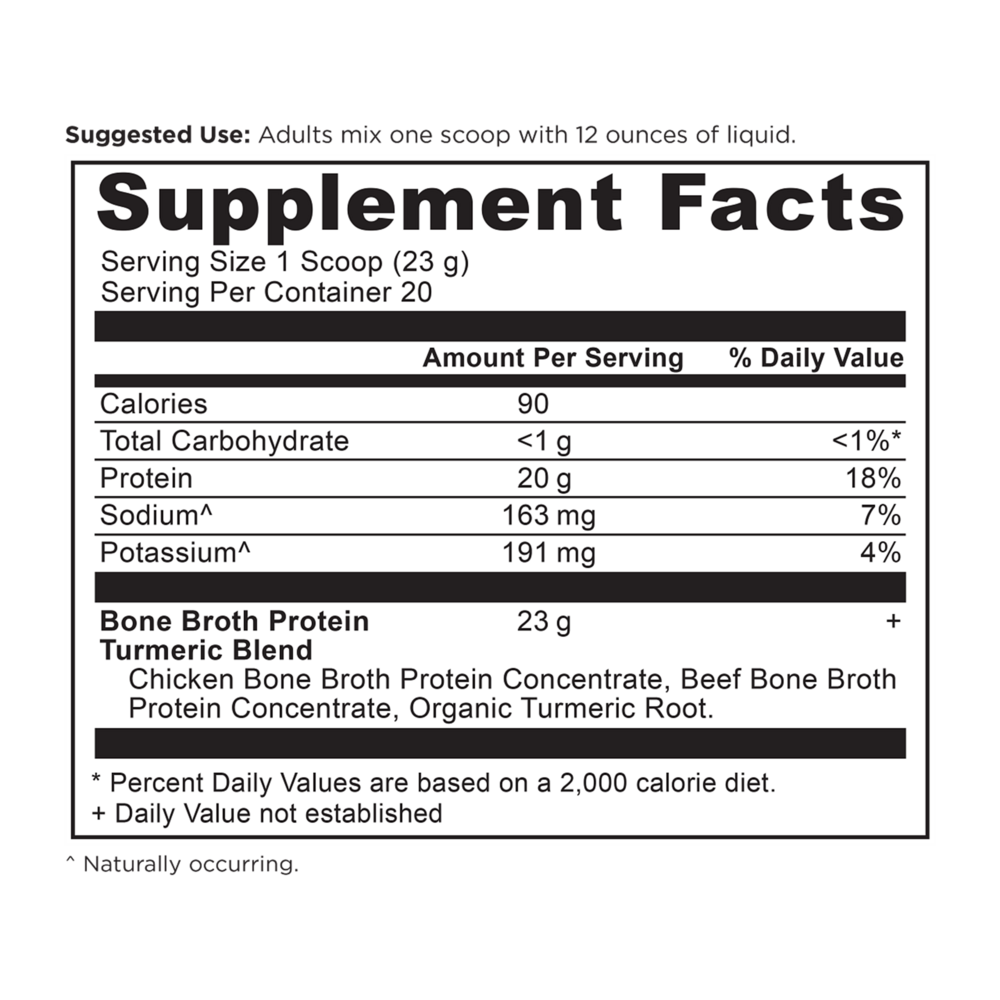 Bone Broth Protein Turmeric